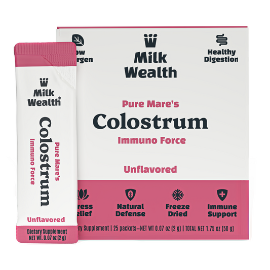 Milk Wealth Mare's Colostrum with Rare Nutritional Benefits