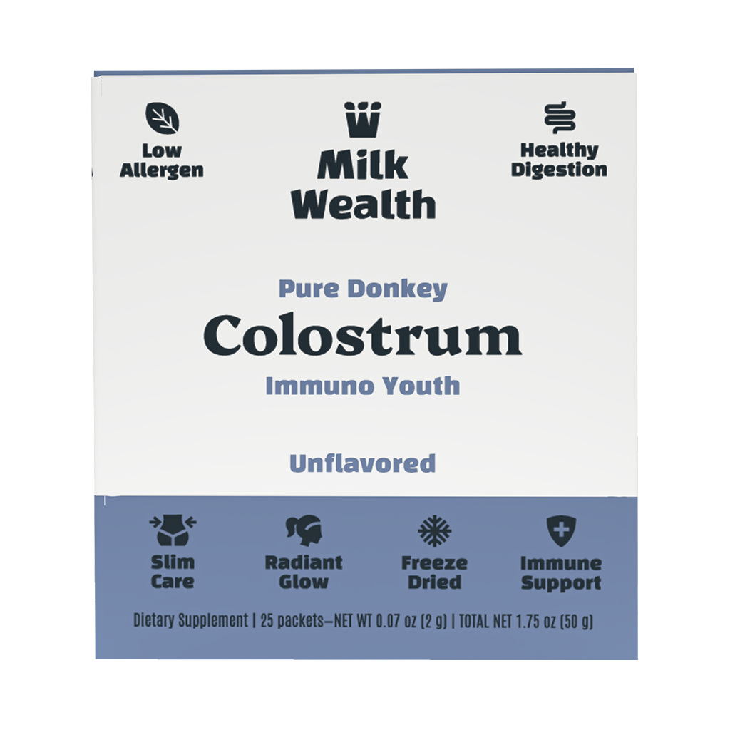 Milk Wealth's Pure Donkey Colostrum for Daily Nutrition