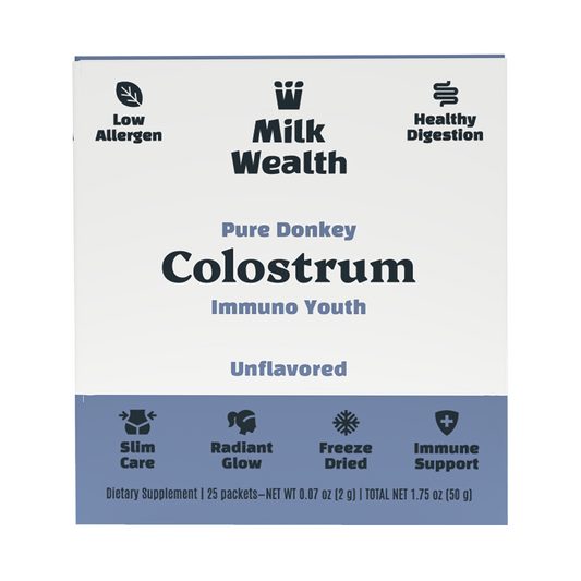 Milk Wealth's Pure Donkey Colostrum for Daily Nutrition