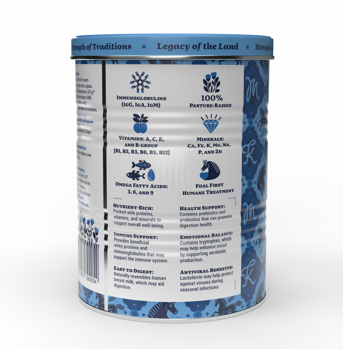 Kamei 100% Pure Mare’s Milk Powder - Nutrient-Rich & Gentle on Digestion