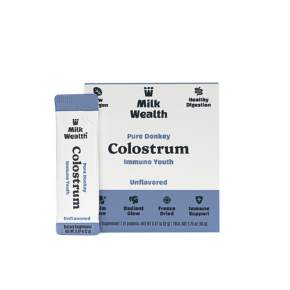 Milk Wealth's Pure Donkey Colostrum for Daily Nutrition